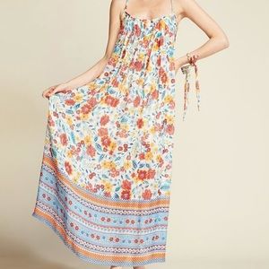 Look by M Folk Pattern maxi dress